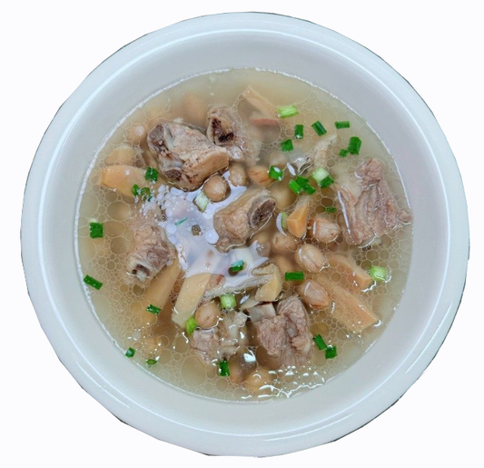 羊排骨墨魚乾花生湯