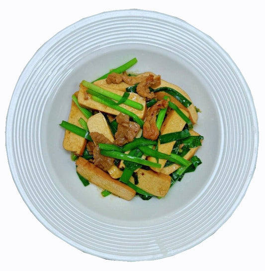 韭菜豆乾炒羊肉