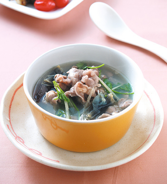 港式皮蛋香菜羊肉湯