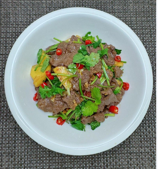 菠蘿芫荽拌牛肉
