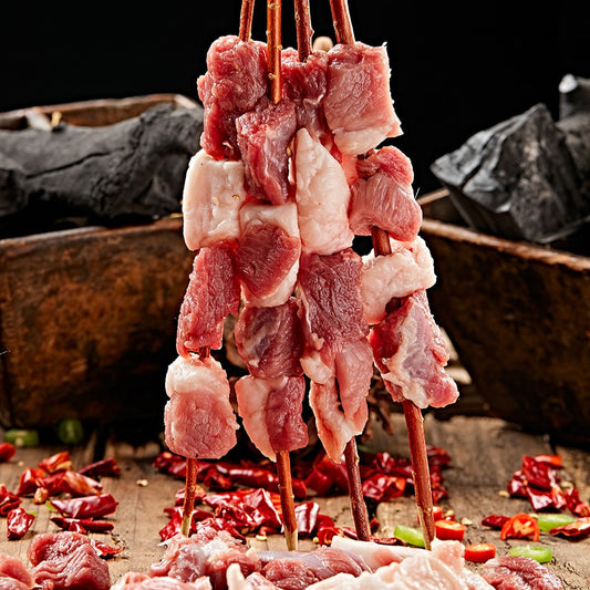 寧夏灘羊 紅柳枝羊肉串500g