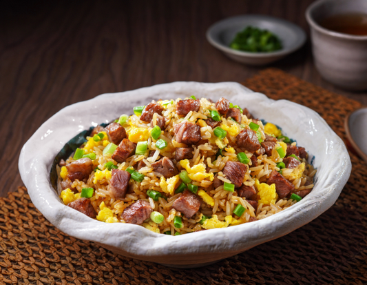 香葱牛肉炒飯