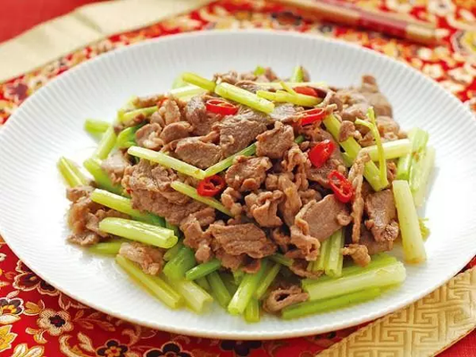 沙茶芹菜羊肉